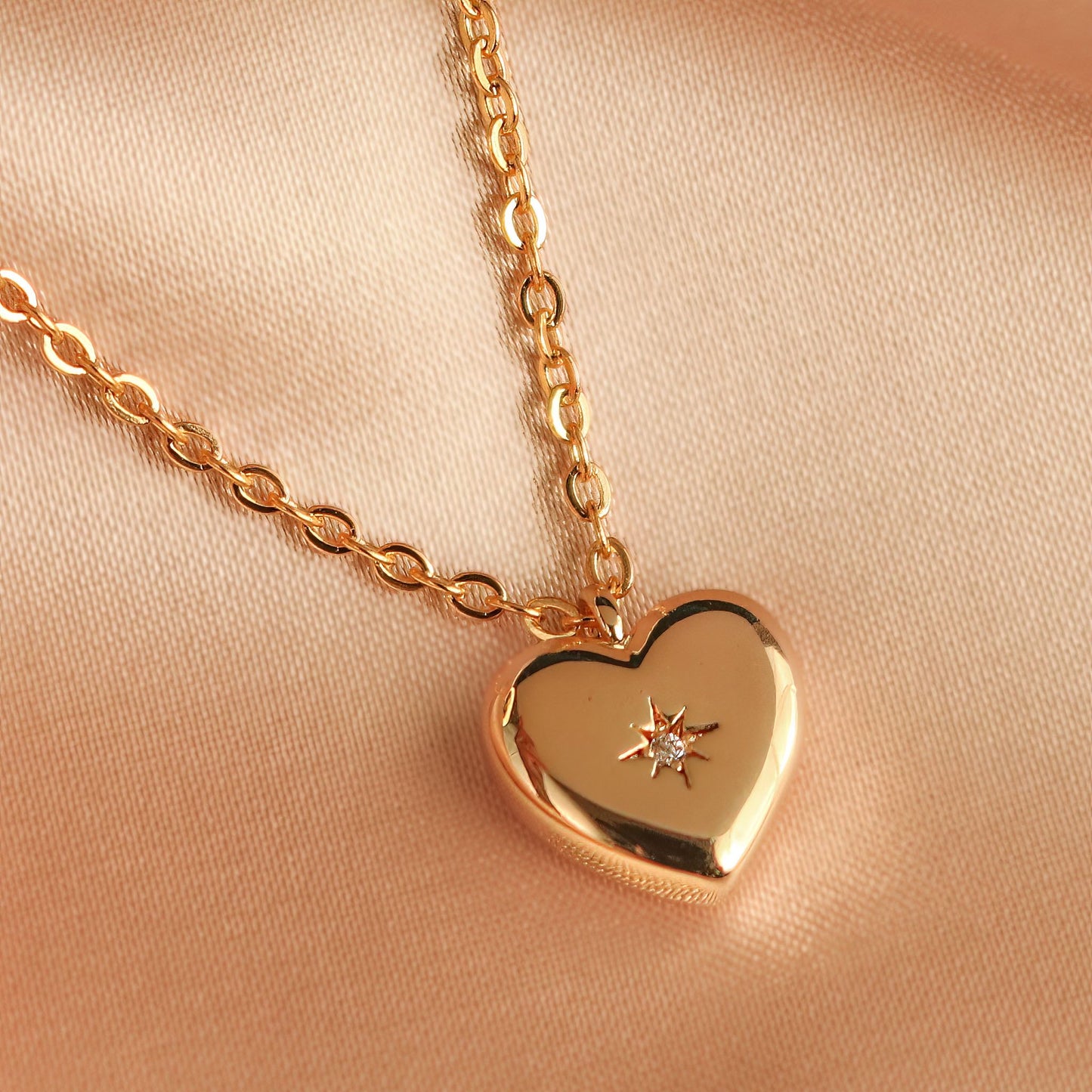 Starburst Heart Necklace